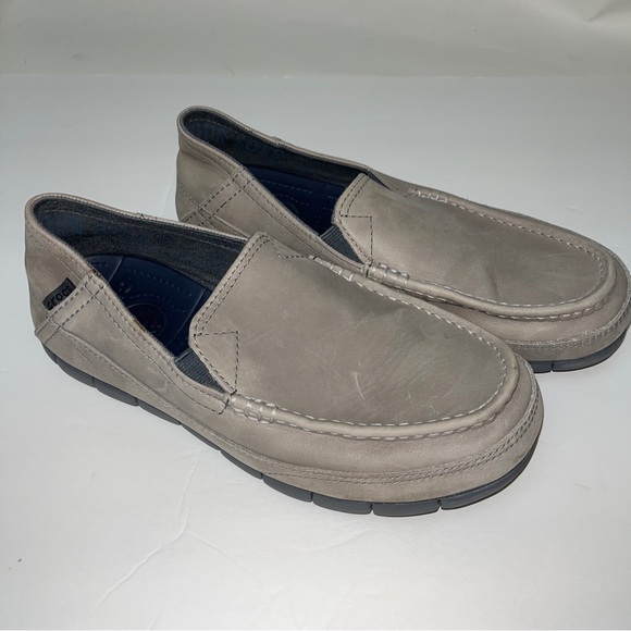 CROCS Shoes Mens Leather Crocs 9 Poshmark